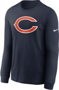 Chicago Bears Nike Dri-Fit Cotton Long Sleeve Raglan T-Shirt - Mens