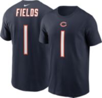 Men's Nike Justin Fields Navy Chicago Bears Player Graphic T-Shirt Size: Small