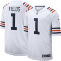 Nike Big Boys Justin Fields Gray Chicago Bears Inverted Game