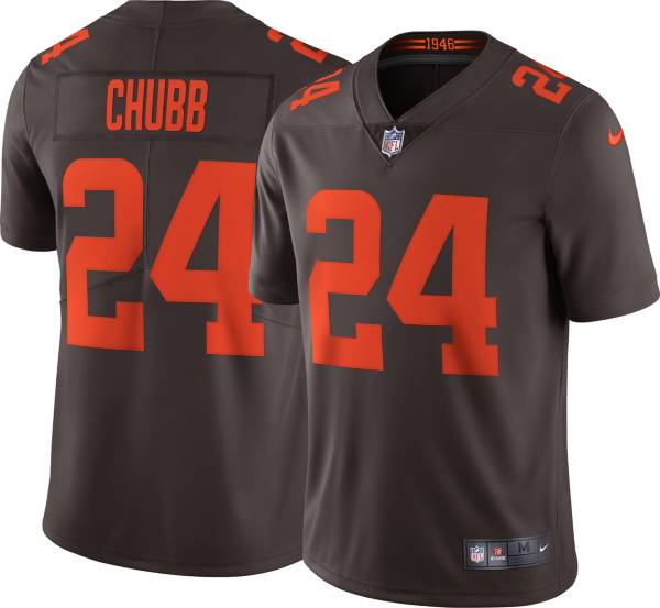 Nike Men's Cleveland Browns Nick Chubb #24 Brown Alternate Limited Jersey product image