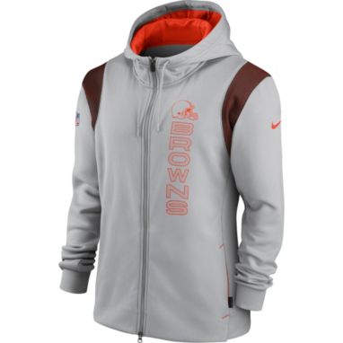 sorry, Nike Men's Cleveland Browns Sideline Therma-FIT Full-Zip Silver Hoodie is currently out of stock