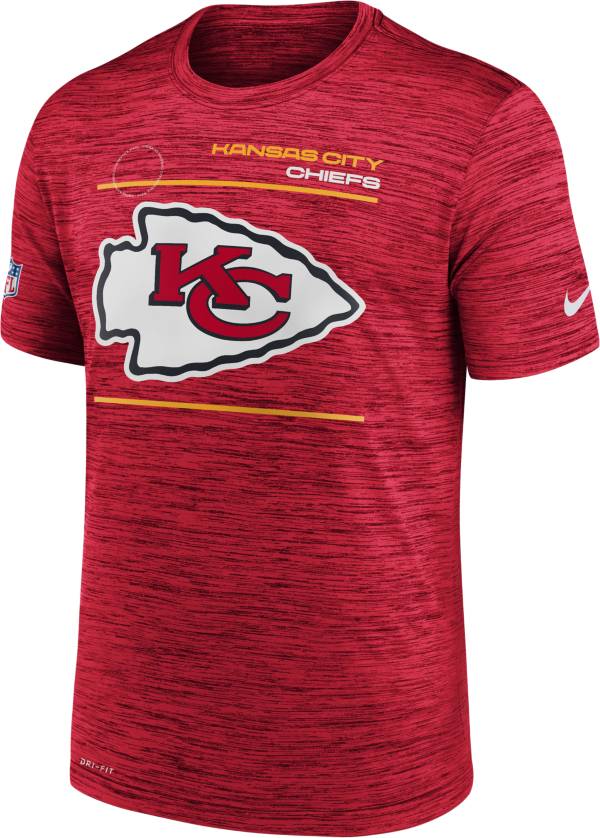 Nike Men's Kansas City Chiefs Sideline Legend Velocity Red Performance T-Shirt
