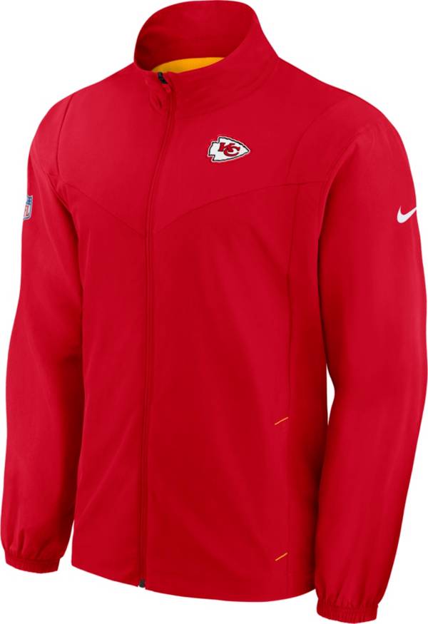 Nike Men's Kansas City Chiefs Sideline Woven Full-Zip Red Jacket
