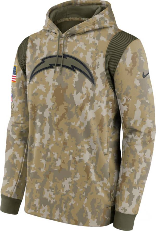 Nike Men's Los Angeles Chargers Salute to Service Camouflage Hoodie product image