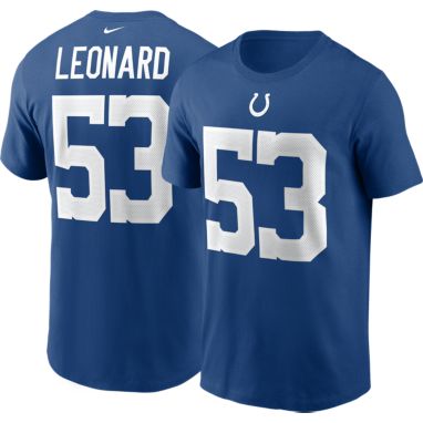 sorry, Nike Men's Indianapolis Colts Darius Leonard #53 Blue T-Shirt is currently out of stock