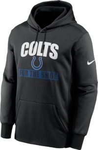 Nike Men's Indianapolis Colts Crucial Catch Therma-FIT Hoodie - Black - M (Medium)