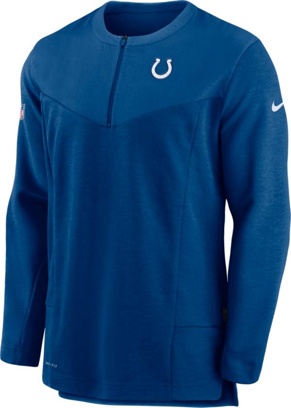 Nike Men's Indianapolis Colts Sideline Coach Half-Zip Blue Pullover product image