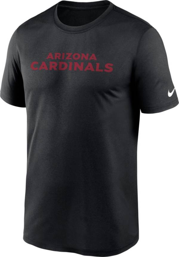 Nike Men's Arizona Cardinals Legend Wordmark Black T-Shirt product image