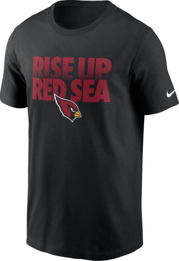 Nike Men's Arizona Cardinals Red Sea Black T-Shirt product image