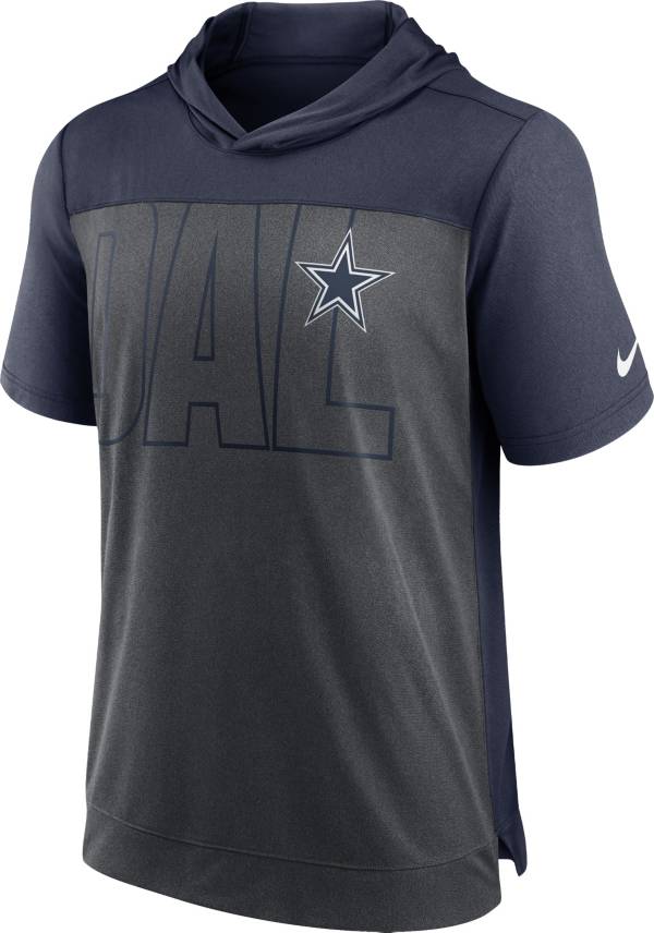 Nike Men's Dallas Cowboys Sideline Dri-FIT Hoodie Navy T-Shirt product image