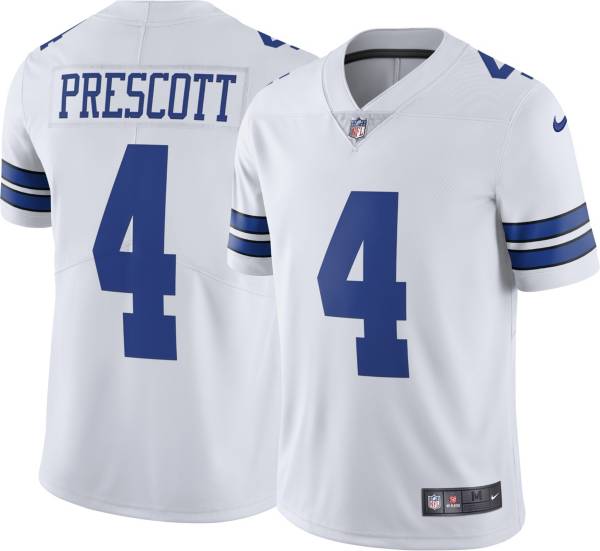 Nike Men's Dallas Cowboys Dak Prescott #4 Limited White Jersey product image
