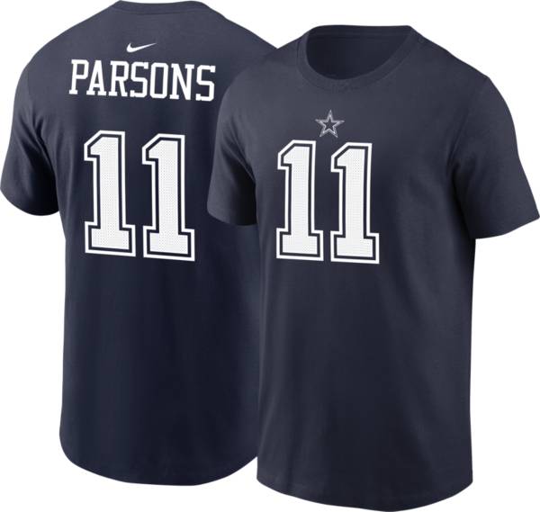 Nike Dallas Cowboys Micah Parsons #11 Navy Short-Sleeve T-Shirt