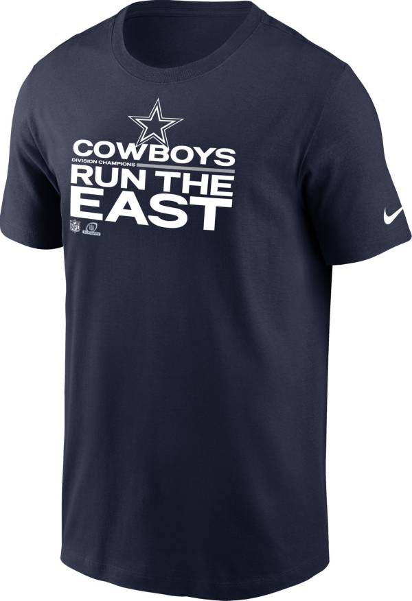 Nike Men's Dallas Cowboys 2021 Run the NFC East Division Champions Navy T-Shirt product image