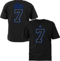 Trevon Diggs Dallas Cowboys Men's Gray Name & Number Logo T-shirt 