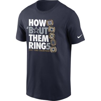 sorry, Nike Men's Dallas Cowboys Them Rings Navy T-Shirt is currently out of stock