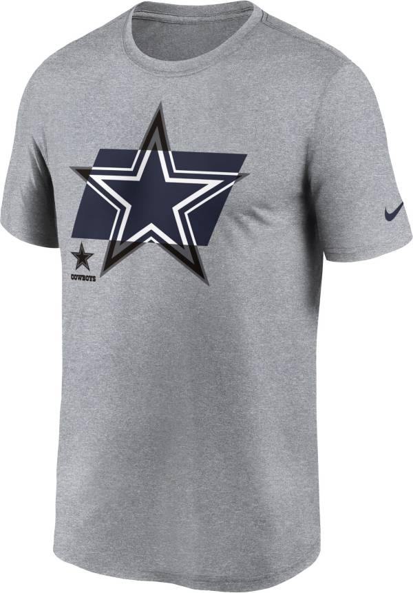 Nike Men's Dallas Cowboys Tonal Logo Legend Grey T-Shirt product image