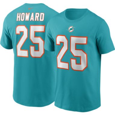sorry, Nike Men's Miami Dolphins Xavien Howard #25 Aqua T-Shirt is currently out of stock