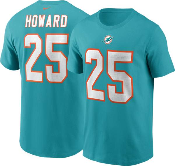 Nike Men's Miami Dolphins Xavien Howard #25 Aqua T-Shirt product image