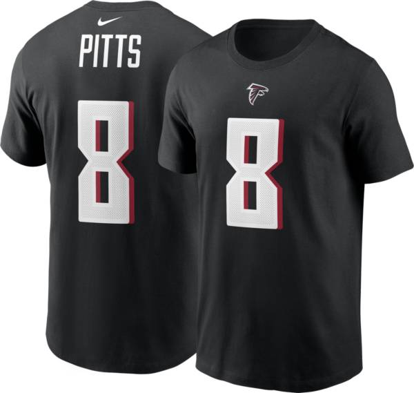Nike Atlanta Falcons Kyle Pitts #8 Black Short-Sleeve T-Shirt product image