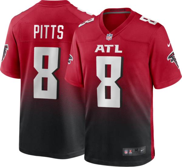 Atlanta Falcons Red Side Drill Long Sleeve T-Shirt