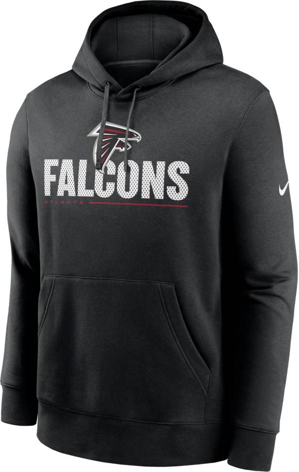 Nike Men's Atlanta Falcons Impact Club Black Hoodie product image