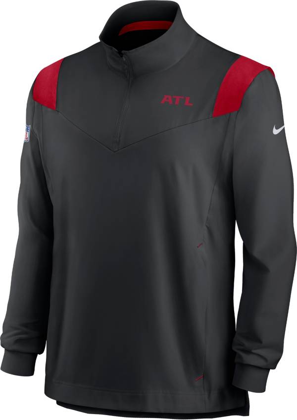 Nike Men's Atlanta Falcons Coaches Sideline Long Sleeve Black Jacket