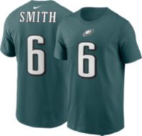 Men's Philadelphia Eagles DeVonta Smith Nike Midnight Green Player Name &  Number T-Shirt