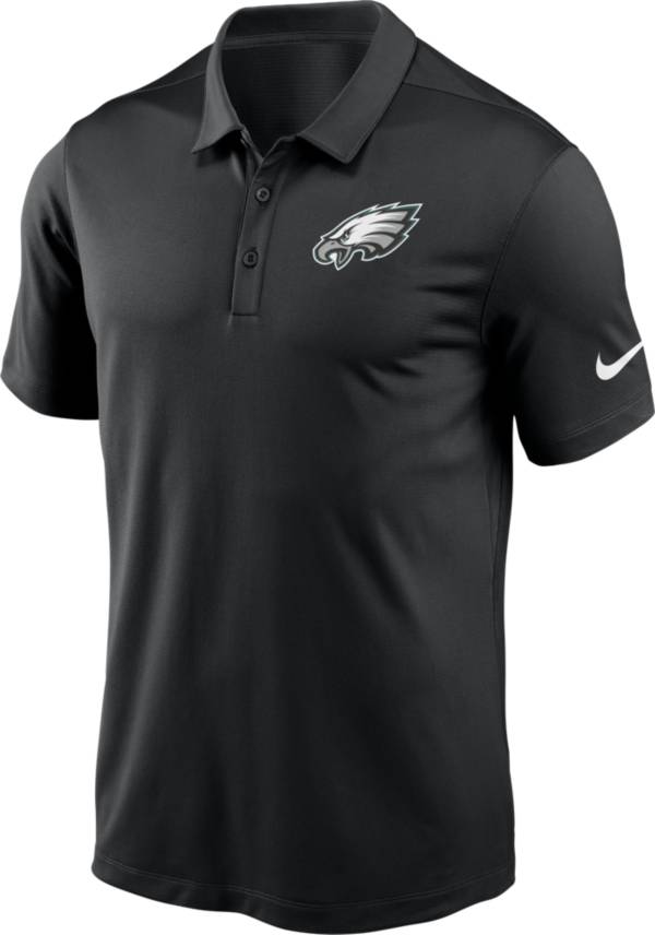 Nike Men's Dri-Fit Yard Line (NFL Philadelphia Eagles) Polo in Black, Size: Medium | 00HT01QW86-06S