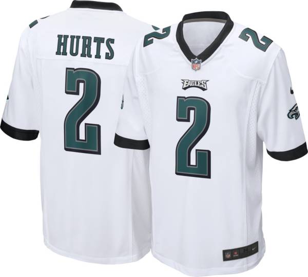 Nike Men S Philadelphia Eagles Jalen Hurts 2 White Game Jersey Dick S Sporting Goods