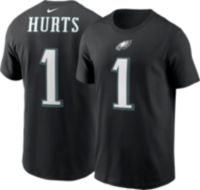 Men's Majestic Threads Jalen Hurts Cream/Midnight Green