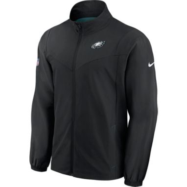 sorry, Nike Men's Philadelphia Eagles Sideline Woven Full-Zip Black Jacket is currently out of stock