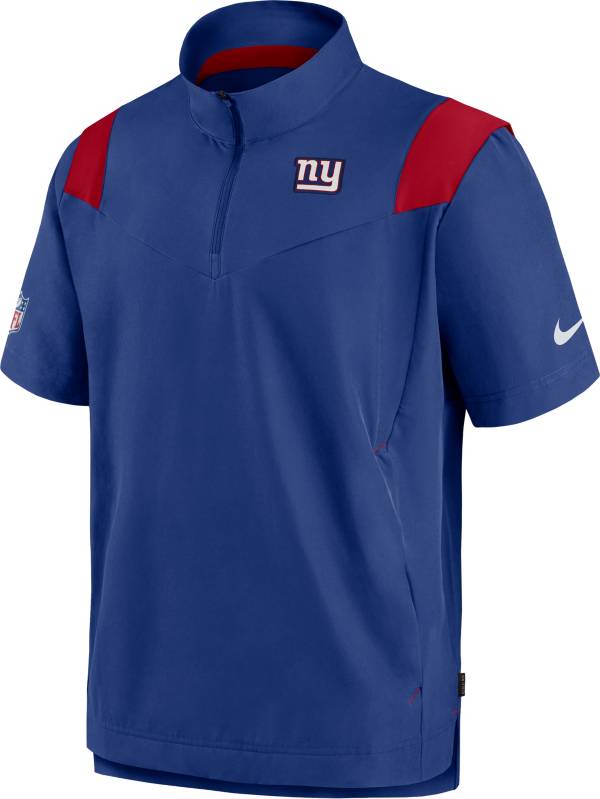 Nike Men's New York Giants Coaches Sideline Short Sleeve Blue Jacket product image