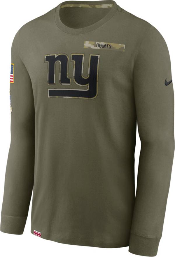 Nike Men's New York Giants Salute to Service Olive Long Sleeve T-Shirt product image
