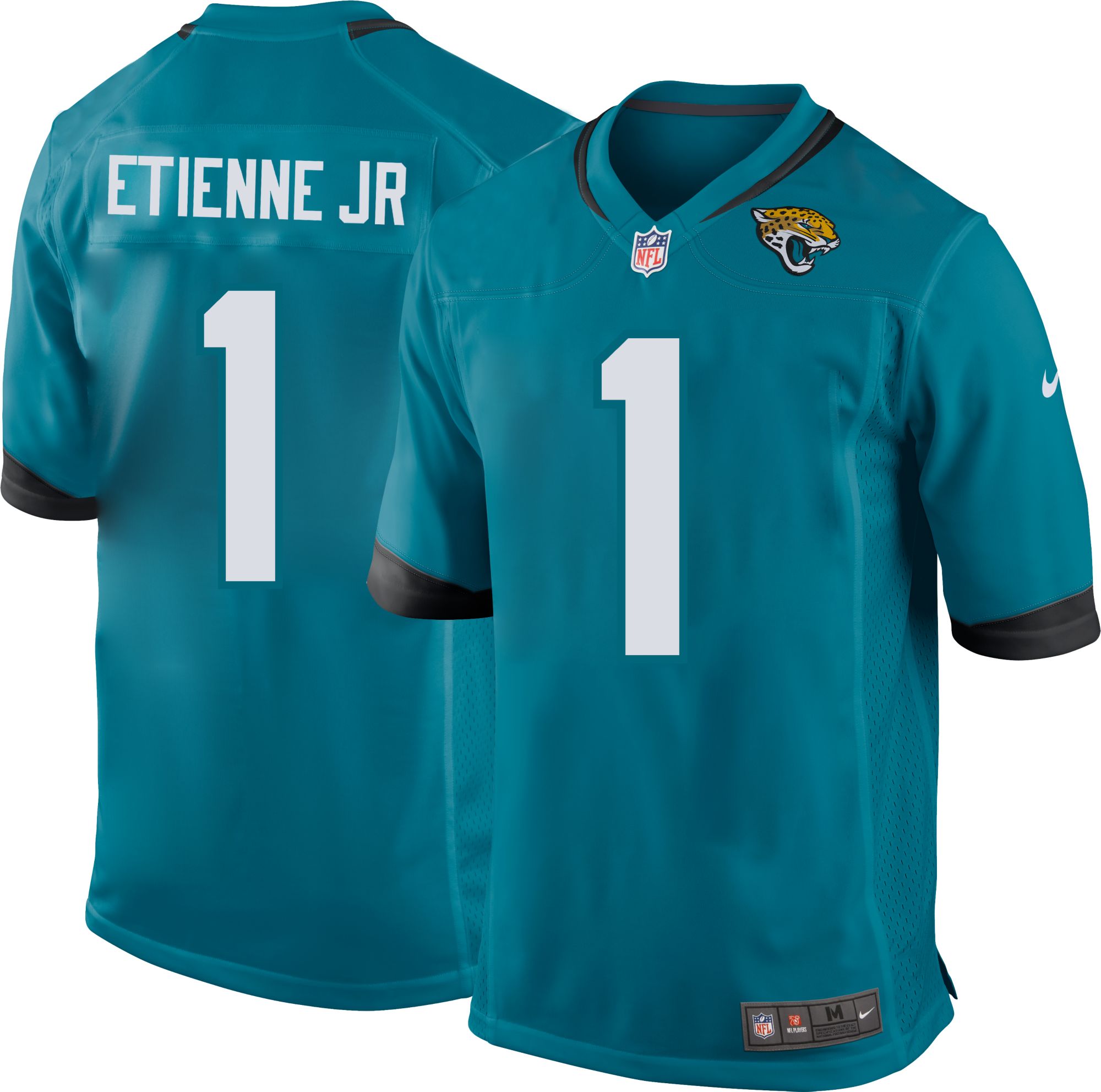 Nike Men's Jacksonville Jaguars Travis Etienne #1 Alternate Game Jersey