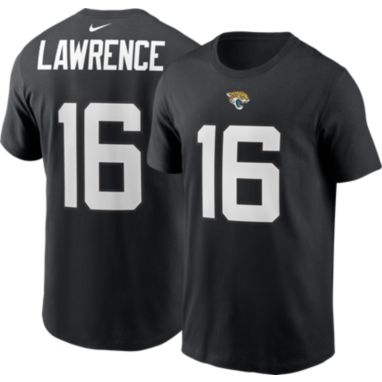 sorry, Nike Adult Jacksonville Jaguars Trevor Lawrence #16 Black Short-Sleeve T-Shirt is currently out of stock