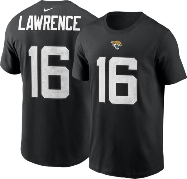 Nike Adult Jacksonville Jaguars Trevor Lawrence #16 Black Short-Sleeve T-Shirt product image