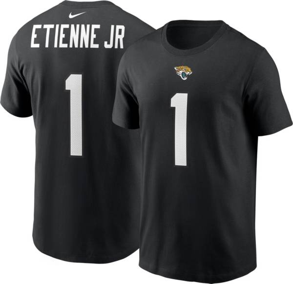 Nike Men's Jacksonville Jaguars Travis Etienne #1 Black T-Shirt product image