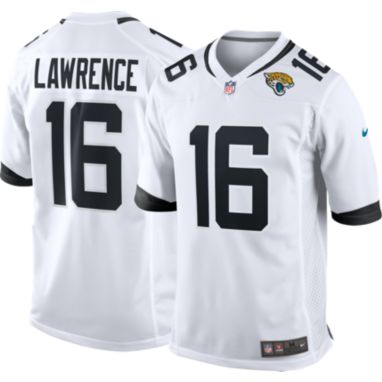 sorry, Nike Men's Jacksonville Jaguars Trevor Lawrence #16 White Game Jersey is currently out of stock