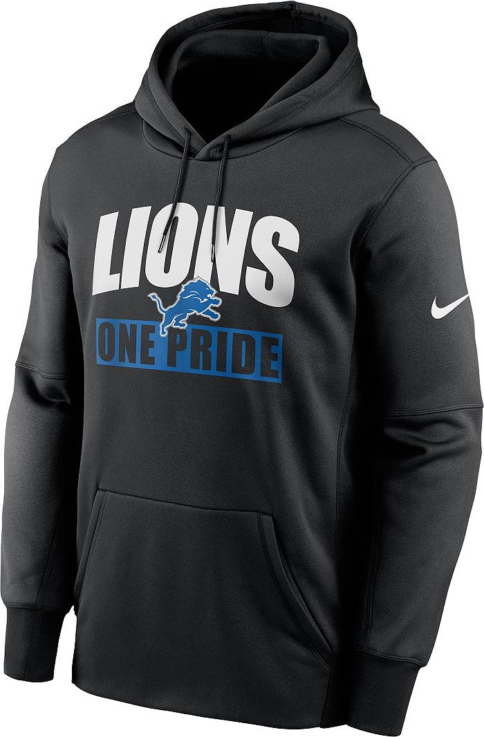 Detroit Lions Nike Club Fleece Pullover Hoodie - Heather Charcoal