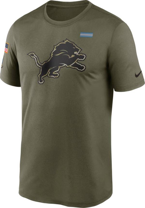 Nike Men's Detroit Lions Salute to Service Olive Legend T-Shirt