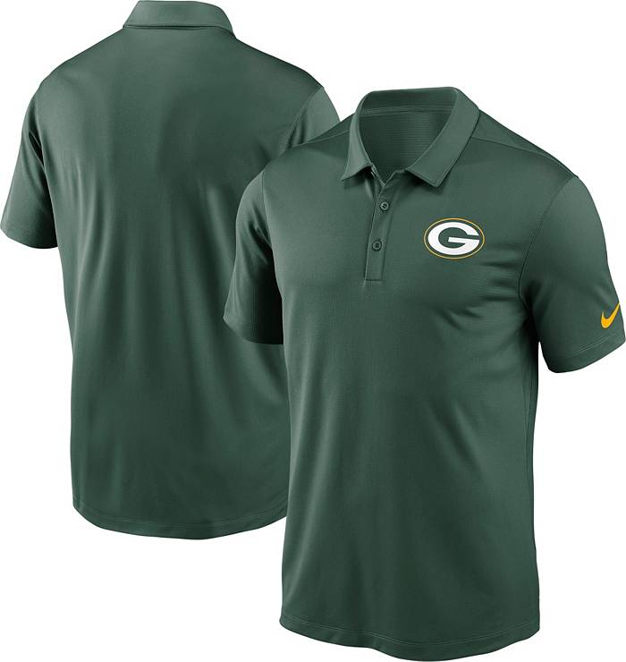 Nike Men's Green Bay Packers Franchise Green Polo