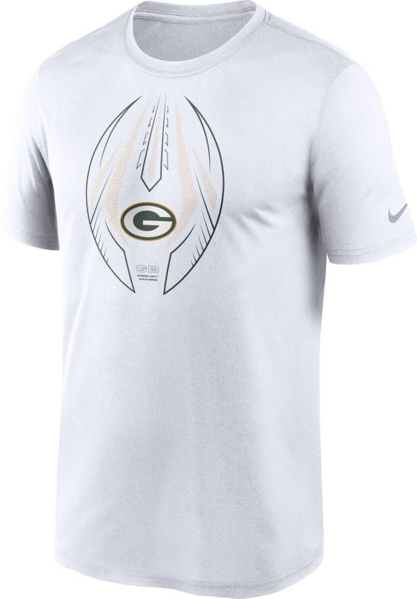 Nike Men's Green Bay Packers Legend Icon White Performance T-Shirt