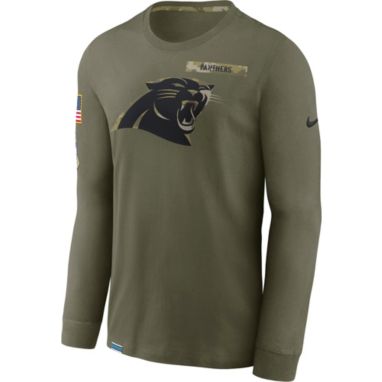 sorry, Nike Men's Carolina Panthers Salute to Service Olive Long Sleeve T-Shirt is currently out of stock