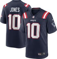 NFL Pro Line Men's Mac Jones Navy New England Patriots Jersey