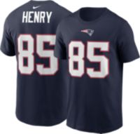 Nike Men's New England Patriots Hunter Henry #85 Navy Short-Sleeve