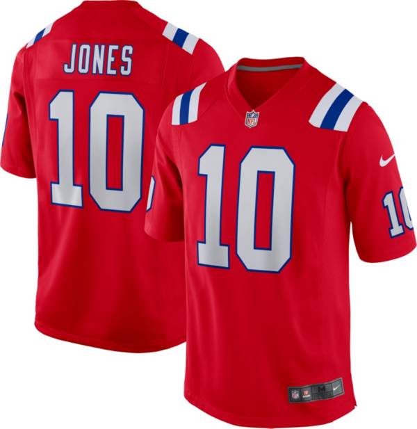 Nike Men's New England Patriots Mac Jones #10 Alternate Red Game Jersey product image