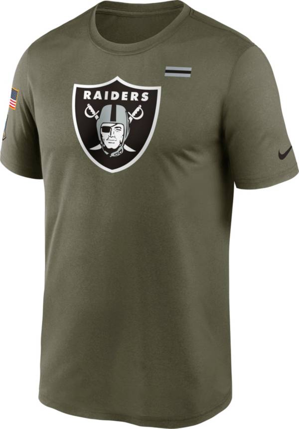 Nike Men's Las Vegas Raiders Salute to Service Olive Legend T-Shirt
