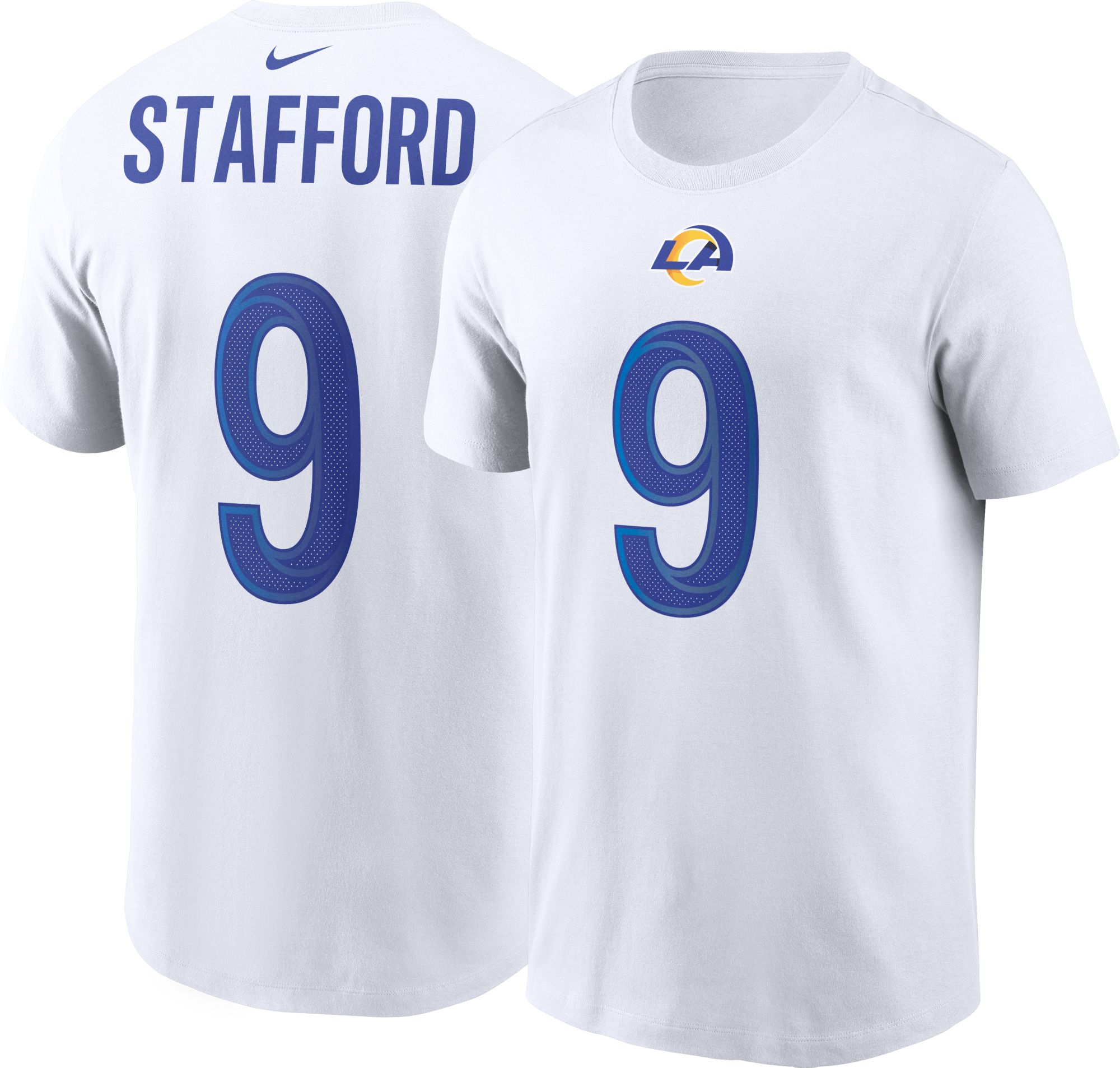 Nike Men's Los Angeles Rams Matthew Stafford #9 White T-Shirt product image