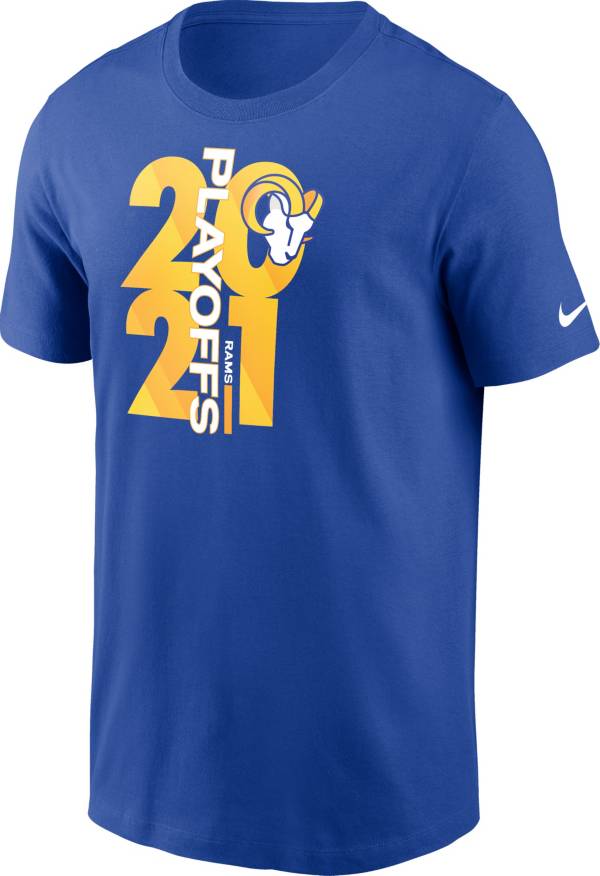 Nike Men's Los Angeles Rams Playoffs 2021 T-Shirt