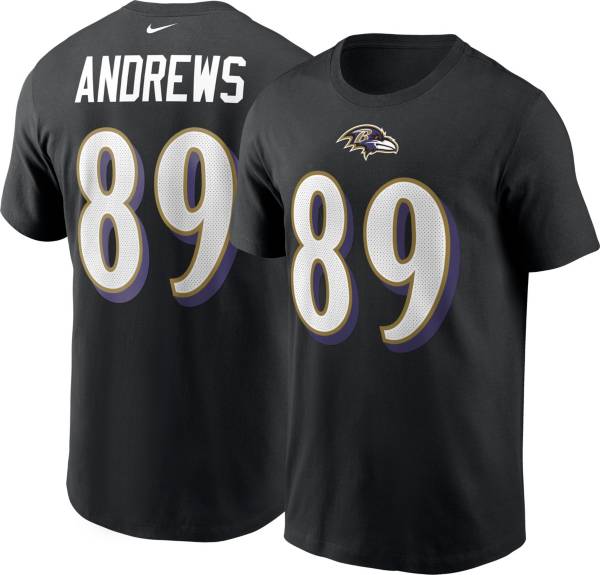 Nike Men's Baltimore Ravens Mark Andrews #89 Black T-Shirt product image